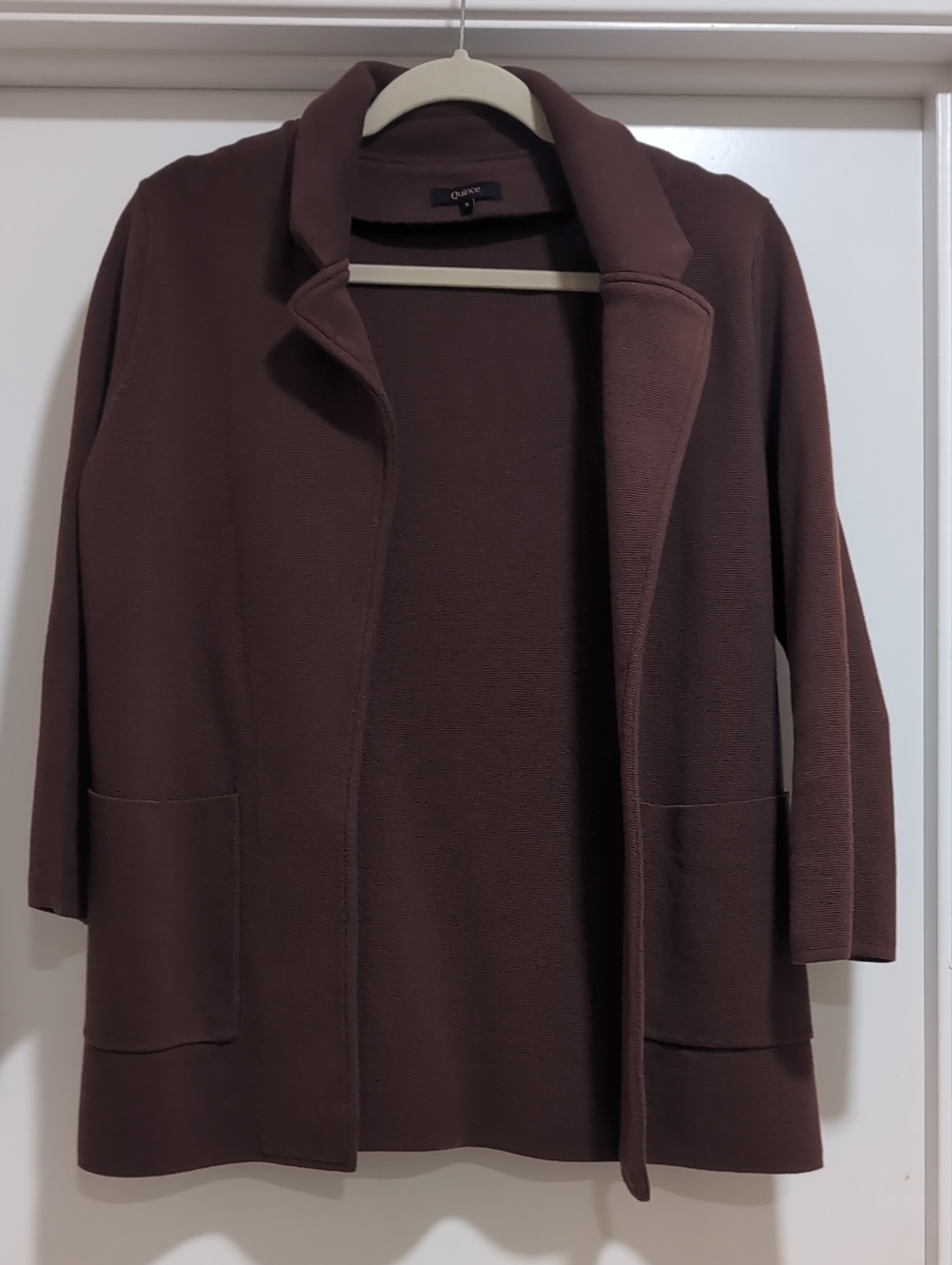 Quince Wool Sweater Blazer